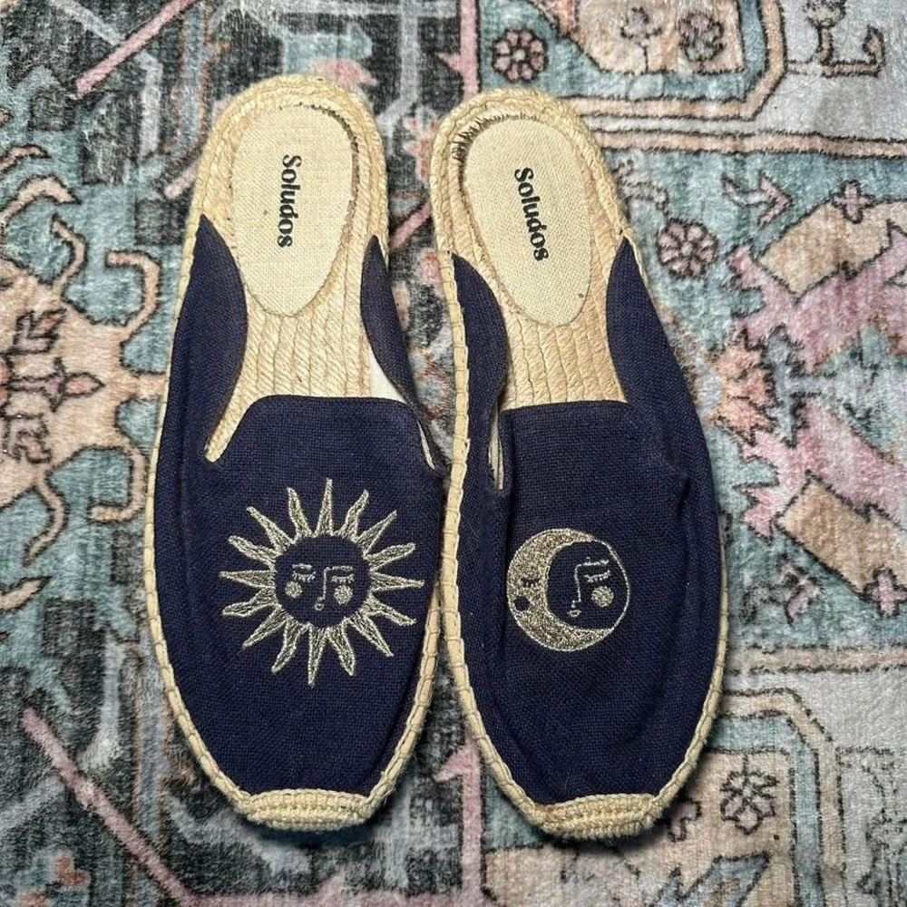 🌞 Soludos Sun & Moon‎ Espadrille Slides
